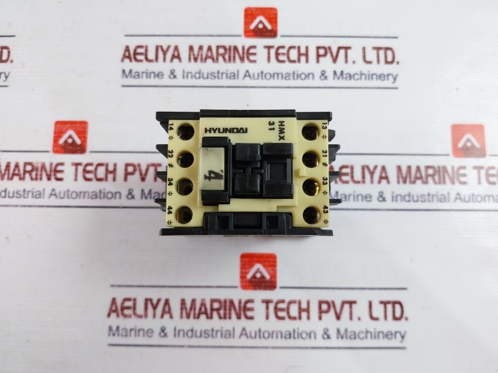 Hyundai Hmx 31 Motor Control Overload Auxiliary Relay 200V 50Hz