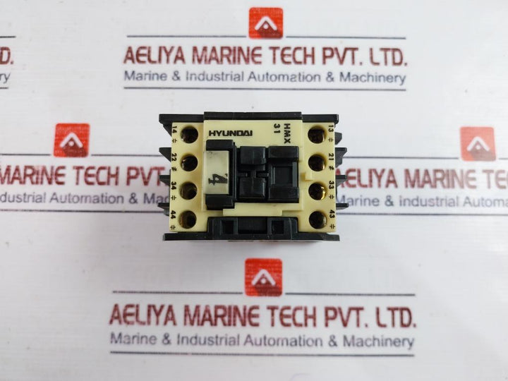 Hyundai Hmx 31 Motor Control Overload Auxiliary Relay 200V 50Hz
