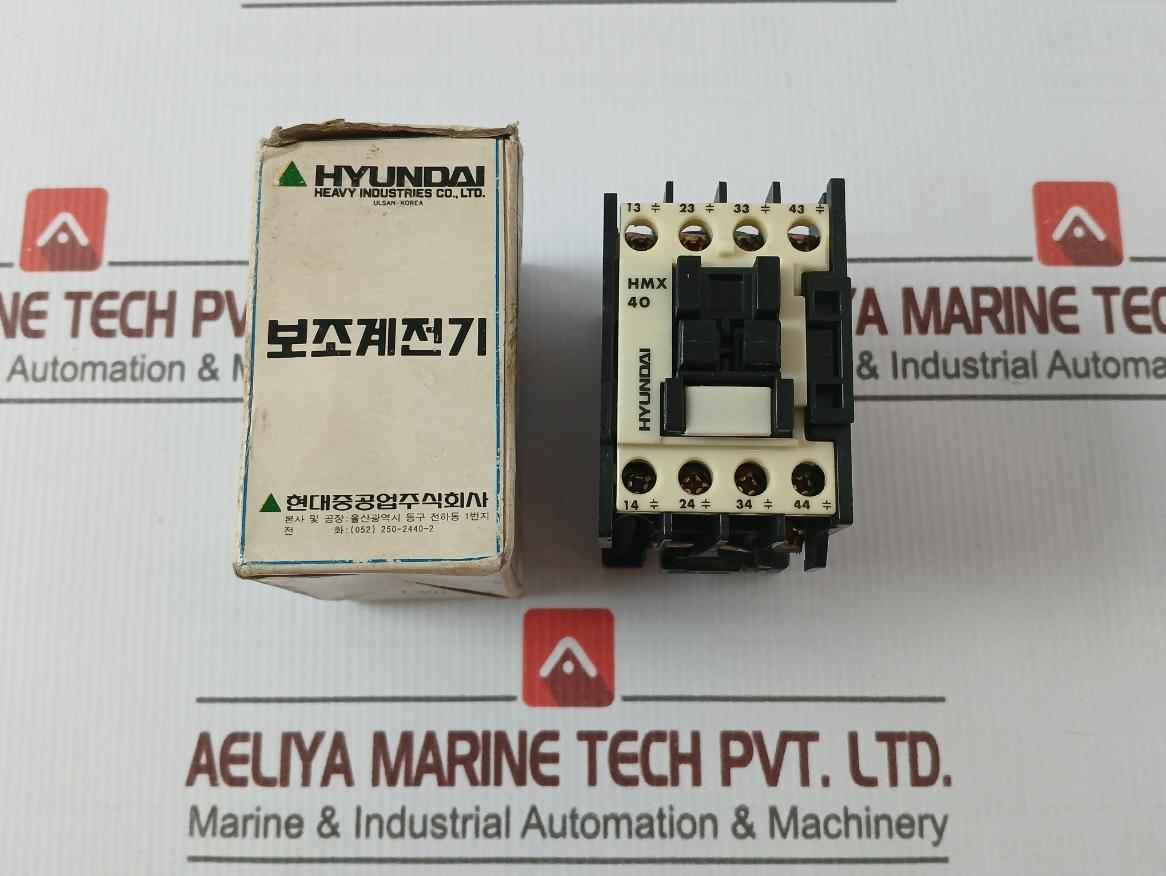 Hyundai Hmx 40 Control Relay 220A 600Vac 10Awg Max