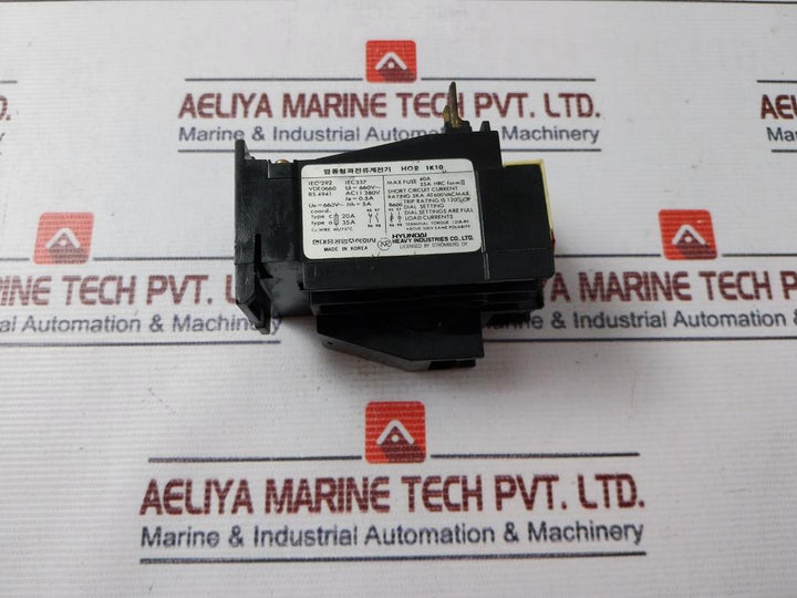 Hyundai Hor 1K10 Thermal Overcurrent Relay 660V