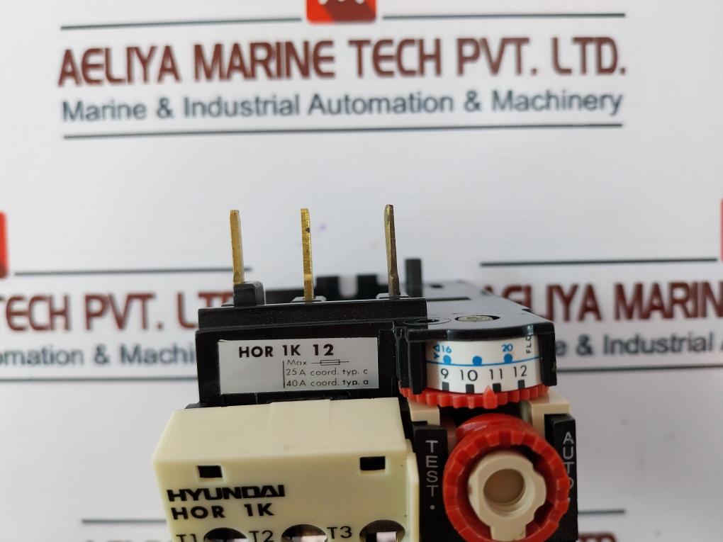 Hyundai Hor 1K 12 Thermal Overcurrent Relay 5A 660V~