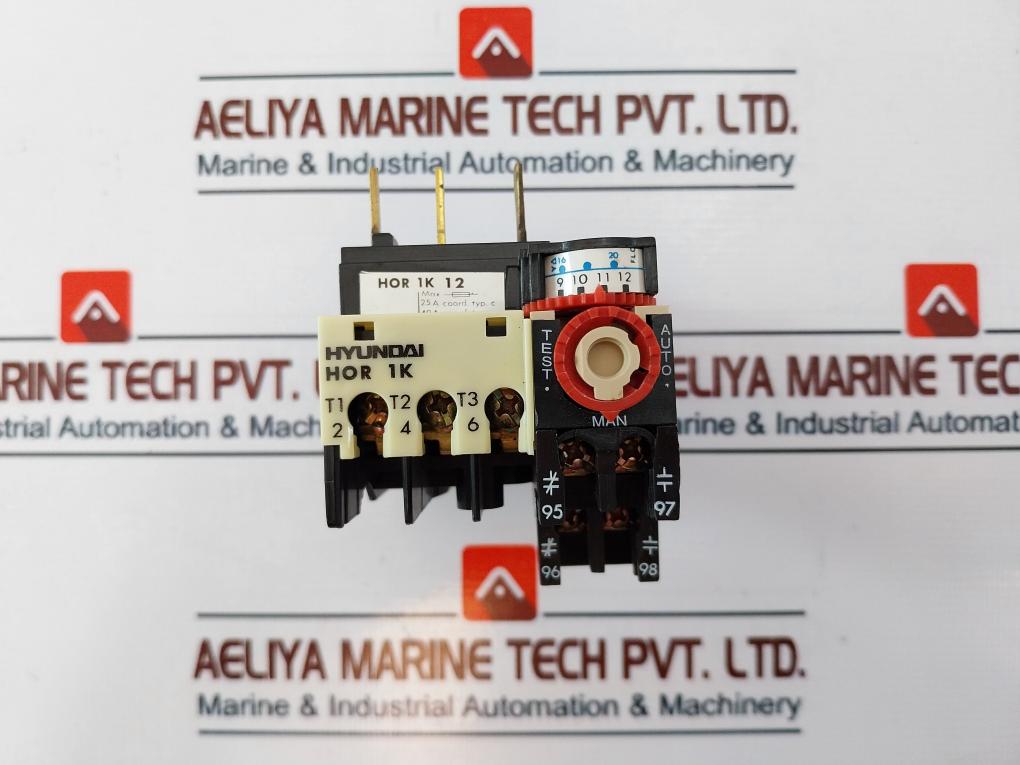 Hyundai Hor 1K 12 Thermal Overcurrent Relay 5A 660V~