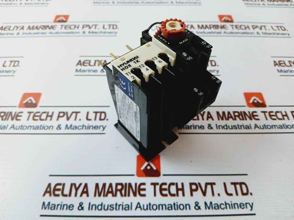 Hyundai Hor 1K 15 Thermal Overcurrent Relay 660V Ac 5A Used