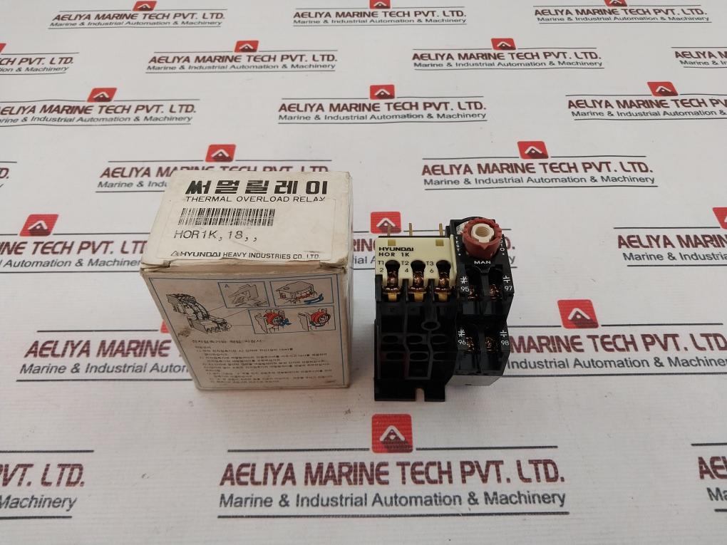 Hyundai Hor 1K 18 Thermal Overload Relay 5A 660V~