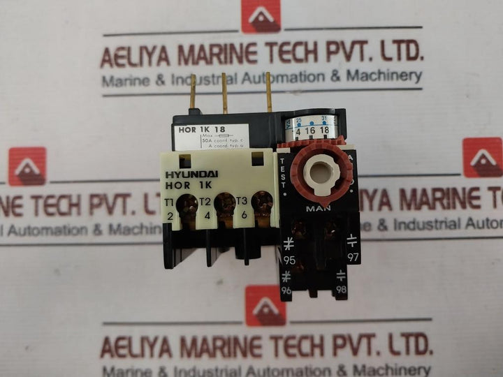 Hyundai Hor 1K 18 Thermal Overload Relay 5A 660V~