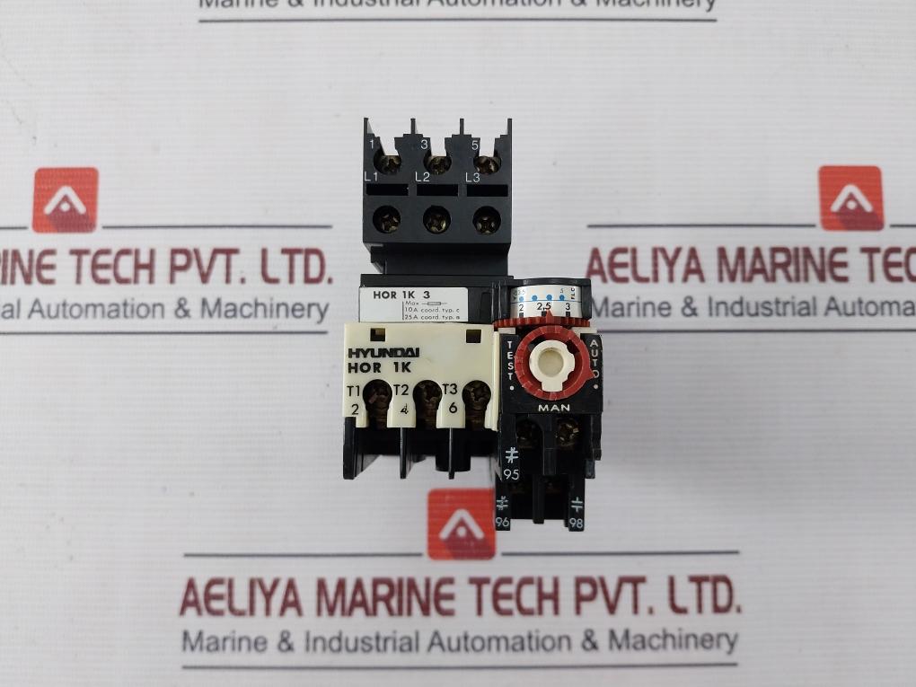Hyundai Hor 1K3 Thermal Overcurrent Relay 660V 0.5A