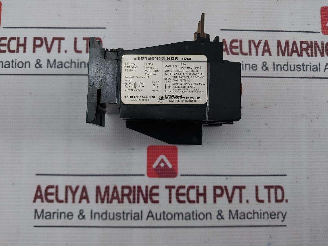 Hyundai Hor 1K 4.2 Thermal Overload Relay