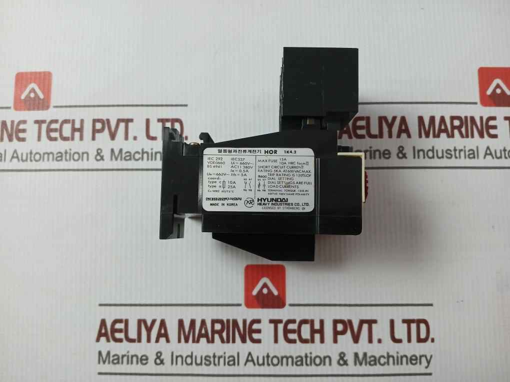 Hyundai Hor 1K 4.2 Thermal Overload Relay Ac11 380V