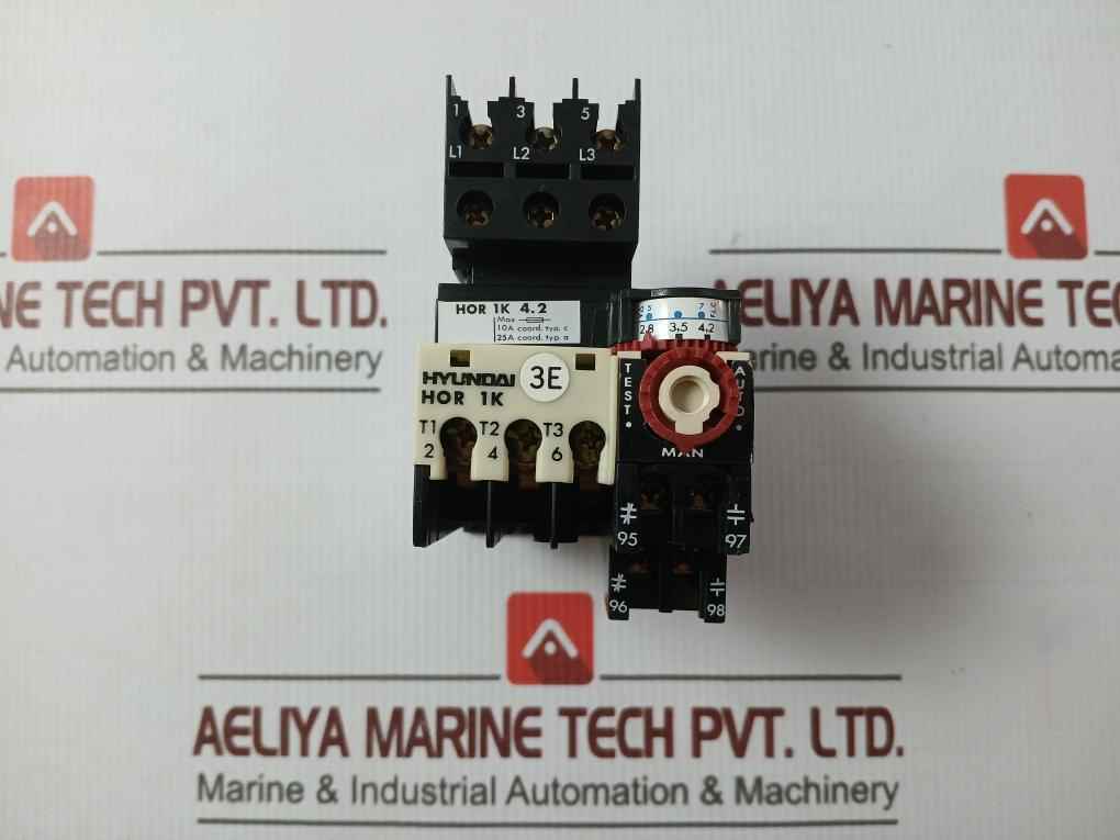 Hyundai Hor 1K 4.2 Thermal Overload Relay Ac11 380V