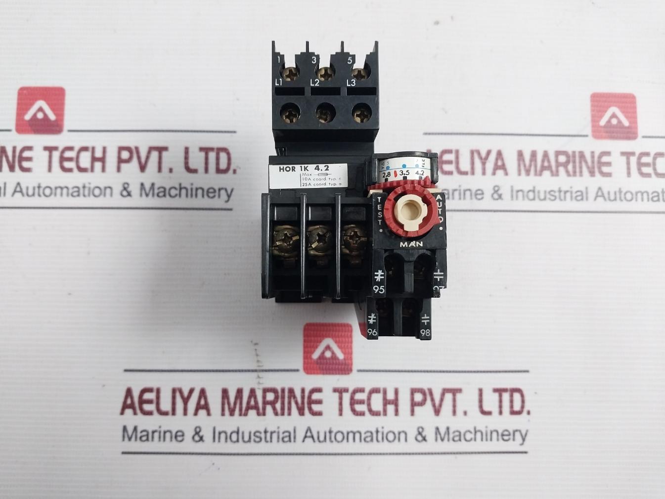 Hyundai Hor 1K 4.2 Thermal Overload Relay Vde0660 60/75ËšC 5Ka At 600Vac