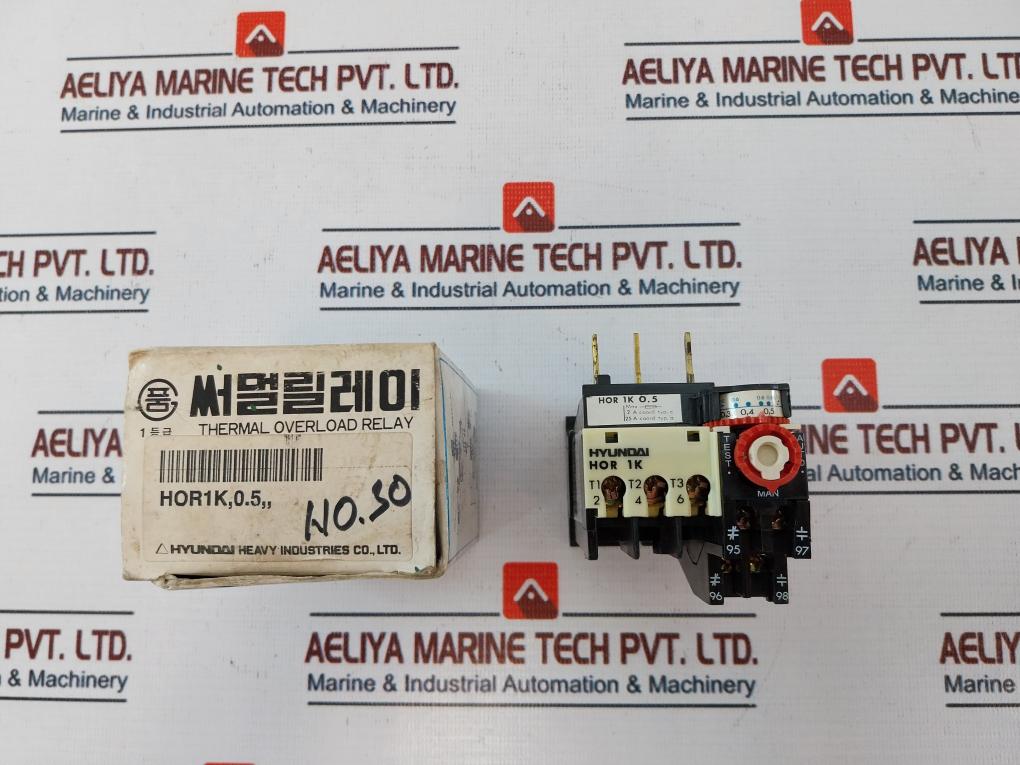Hyundai Hor 1K Thermal Overload Relay Hor 1K,0.5