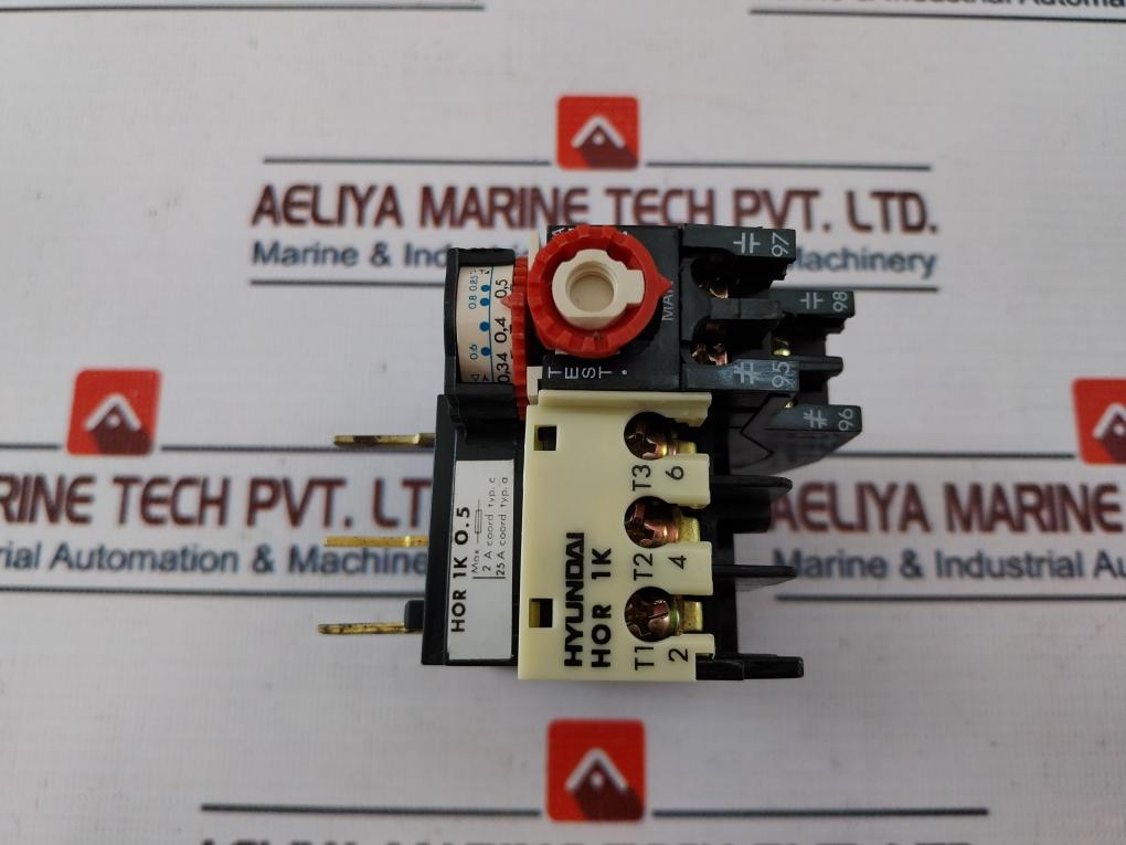 Hyundai Hor 1K Thermal Overload Relay Hor 1K,0.5