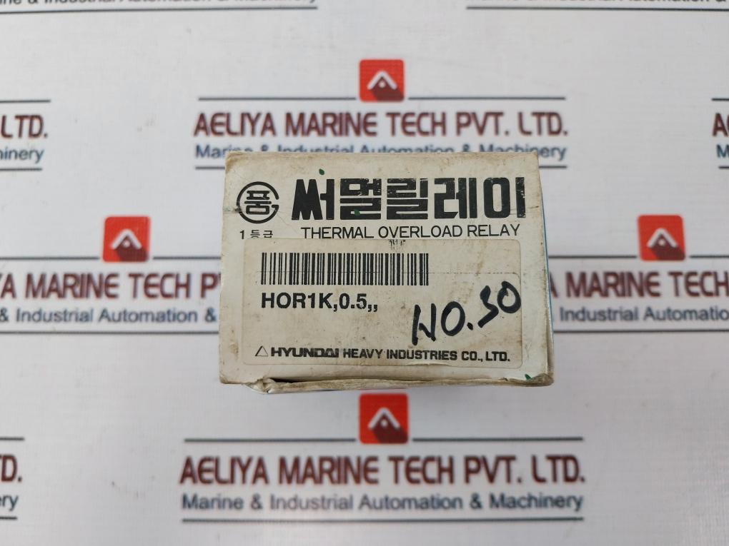 Hyundai Hor 1K Thermal Overload Relay Hor 1K,0.5