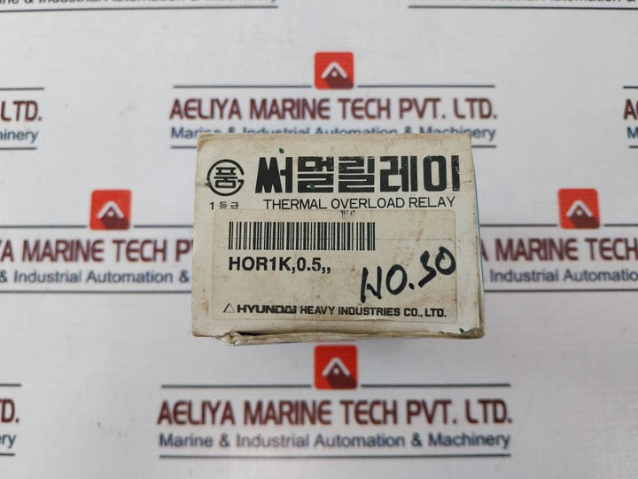 Hyundai Hor 1K Thermal Overload Relay Hor 1K,0.5