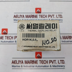 Hyundai Hor 1K Thermal Overload Relay Hor 1K,0.5