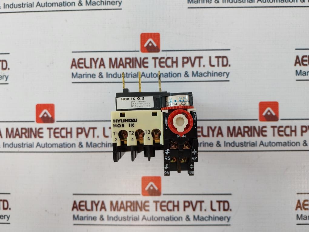 Hyundai Hor 1K Thermal Overload Relay Hor 1K,0.5