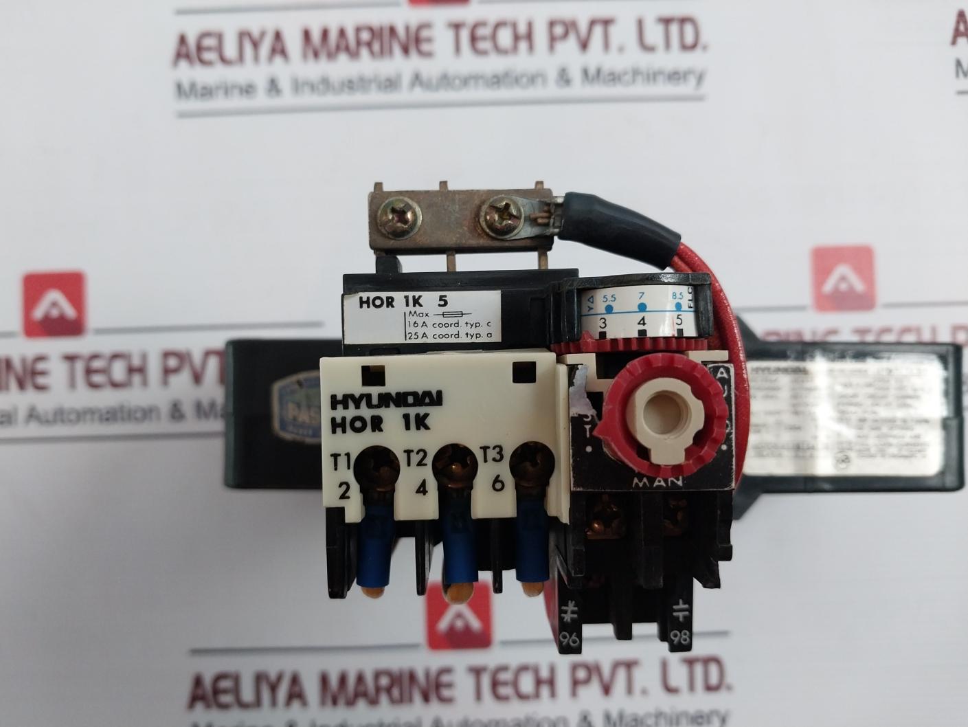 Hyundai Hor 1L80 Thermal Overload Relay Iec294/ Iec337 Hor 1K 5