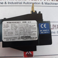 Hyundai Hor 1K 15 Thermal Overcurrent Relay 660V