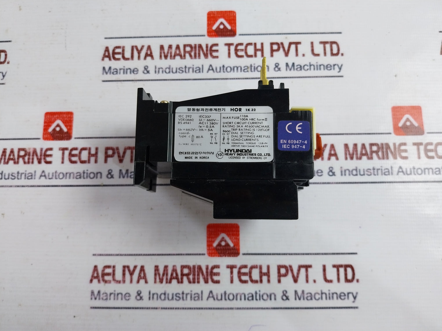 Hyundai Hor 1k 32 Thermal Overcurrent Relay Ac11 380v