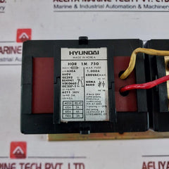 Hyundai Hor 1M 750 Thermal Overload Relay Maximum 600Vac 300V+ Same Polarity