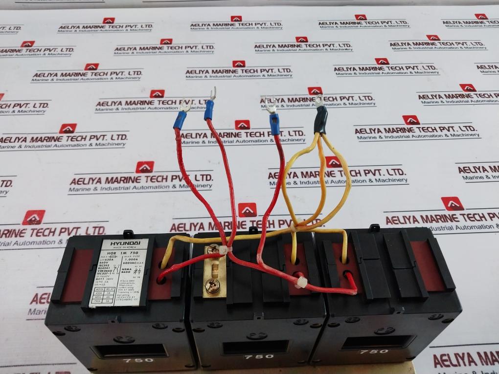 Hyundai Hor 1M 750 Thermal Overload Relay Maximum 600Vac 300V+ Same Polarity