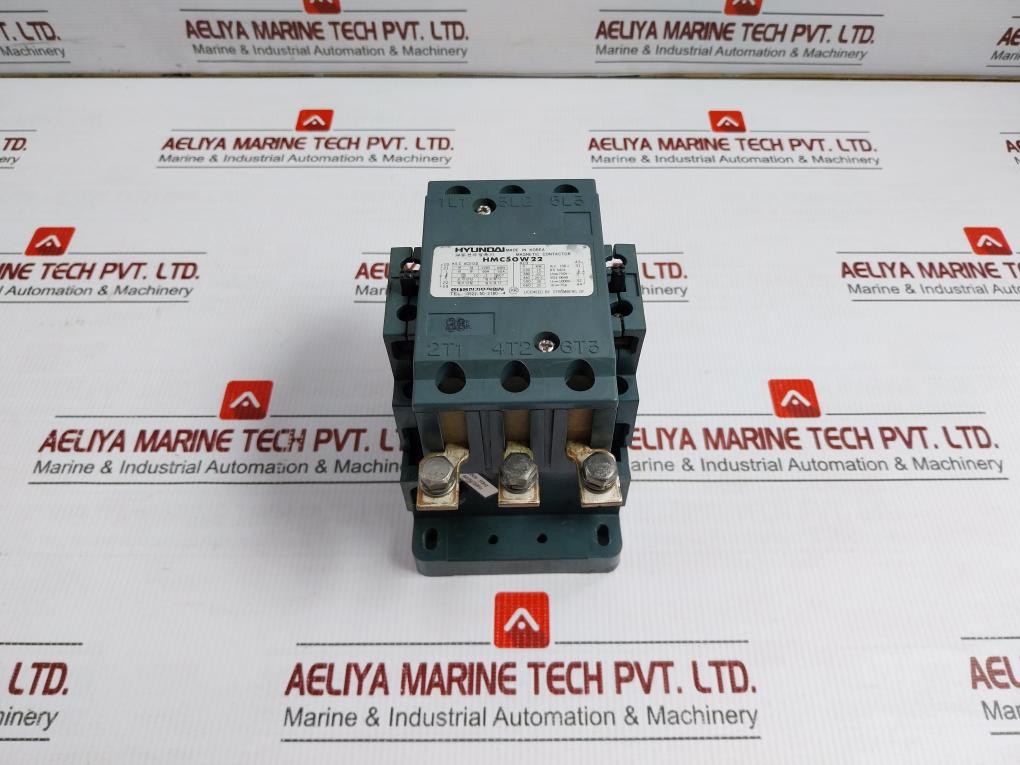 Hyundai Magnetic Contactor 750V 50/60Hz Part No Hmc50W22