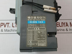 Hyundai Molded Case Circuit Breaker Ac200V-480V 50/60Hz Hibs 103