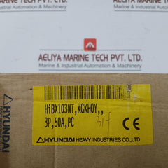 Hyundai Molded Case Circuit Breaker Ac 750V 50/60Hz Hibx 103Nt