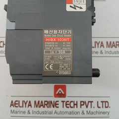 Hyundai Molded Case Circuit Breaker Ac 750V 50/60Hz Hibx 103Nt
