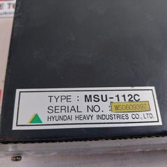 Hyundai Msu-112C Motor Auto Control Unit 00-100 Sec