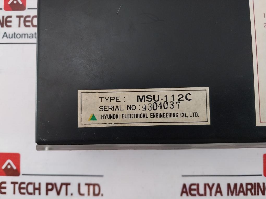 Hyundai Msu-112c Motor Auto Control Unit