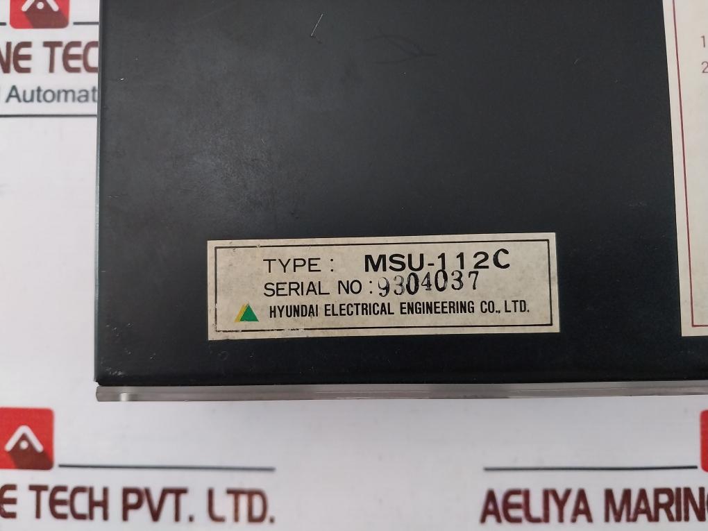 Hyundai Msu-112C Motor Auto Control Unit