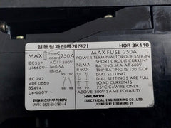 Hyundai Thermal Overload Relay 5A 660V Hor 3K 110
