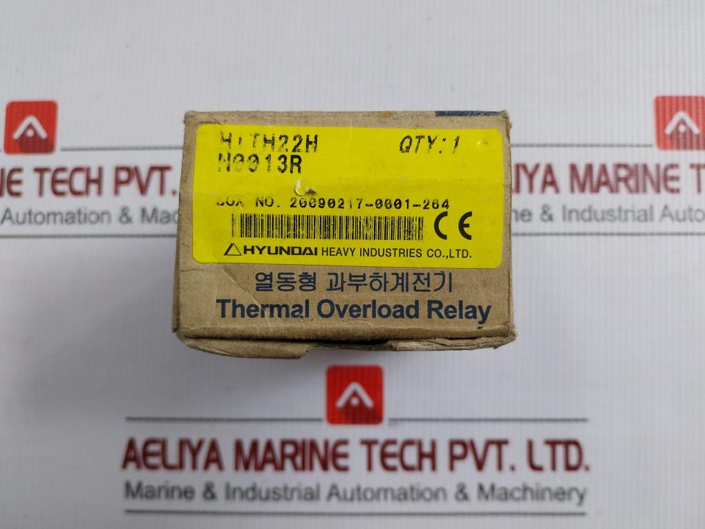 Hyundai Thermal Overload Relay 690 Vac 5A 9–13Arc Part No Hith-22H