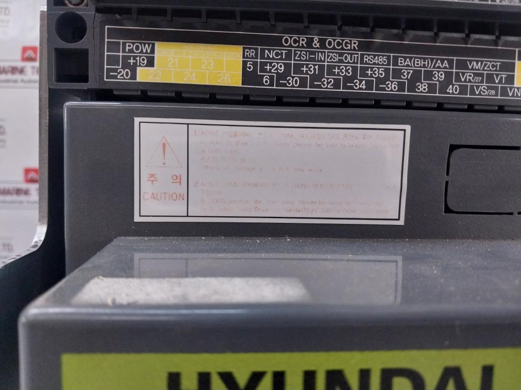 Hyundai Uan16A3B M1C1S168T 3-pole Air Circuit Breaker 12Kv 1000V 50/60Hz