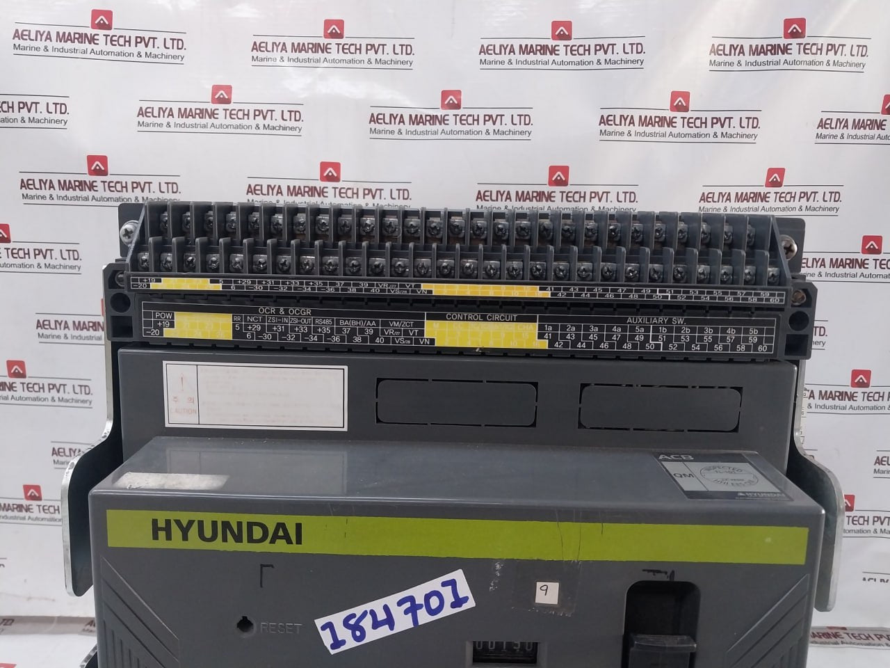 Hyundai Uan16A3B M1C1S168T 3-pole Air Circuit Breaker 12Kv 1000V 50/60Hz