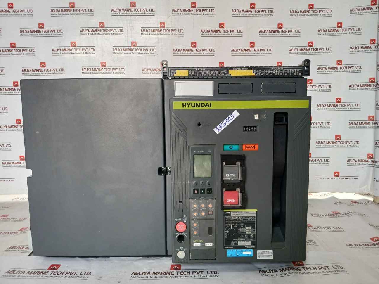 Hyundai Uan50C3C M1C1S168S Air Circuit Breaker Acb 3 Poles 1000V 50/60 Hz