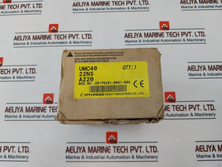Hyundai Umc 40 Magnetic Contactor K60947-4-1, Ac3-0-0, 50/60Hz