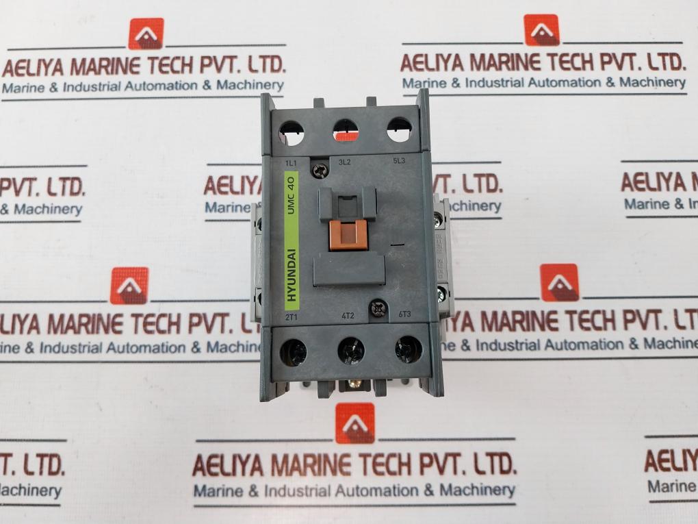 Hyundai Umc 40 Magnetic Contactor K60947-4-1, Ac3-0-0, 50/60Hz