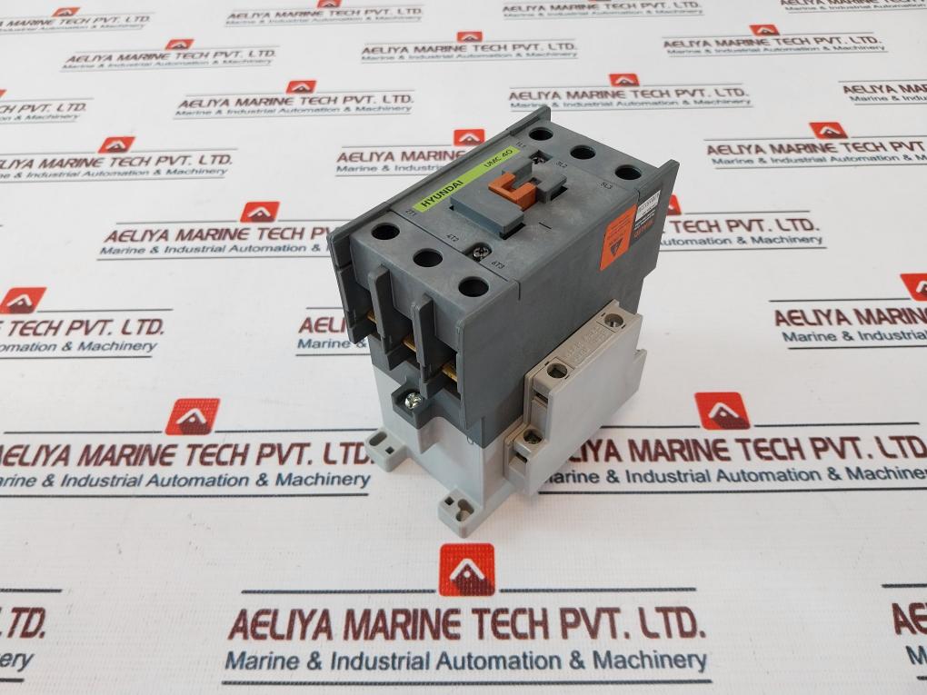 Hyundai Umc 40 Magnetic Contactor K60947-4-1, Ac3-0-0, 50/60Hz