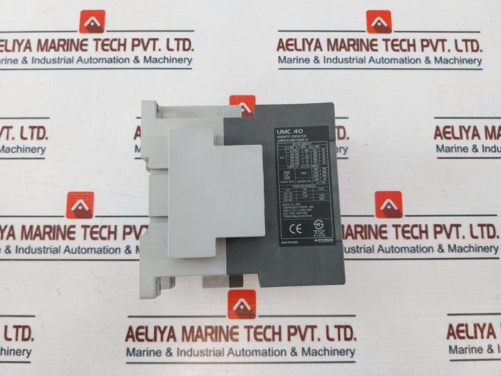 Hyundai Umc 40 Magnetic Contactor K60947-4-1, Ac3-0-0, 50/60Hz