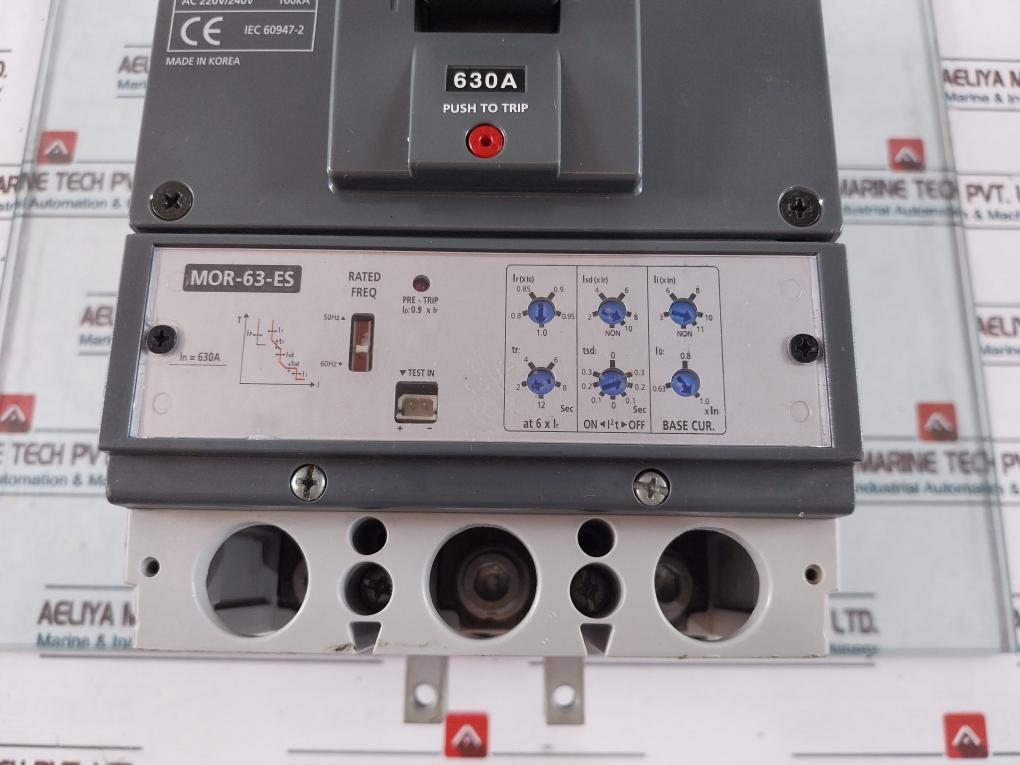 Hyundai Upb630S Molded Case Circuit Breaker 630A 3 Pole