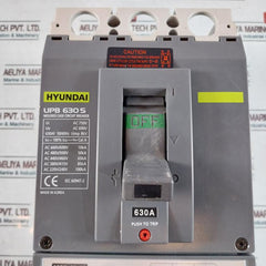 Hyundai Upb630S Molded Case Circuit Breaker 630A 3 Pole