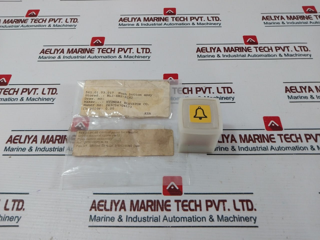 Hyundai 263C047G4L73 Push Button Assembly