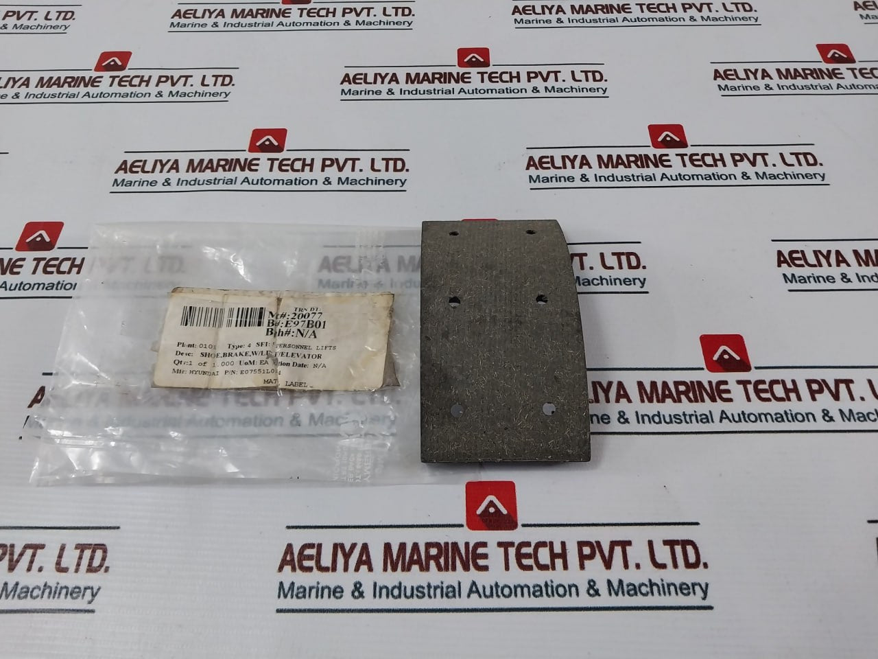 Hyundai E07551L014 W/Liner/Elevator Shoe Brake