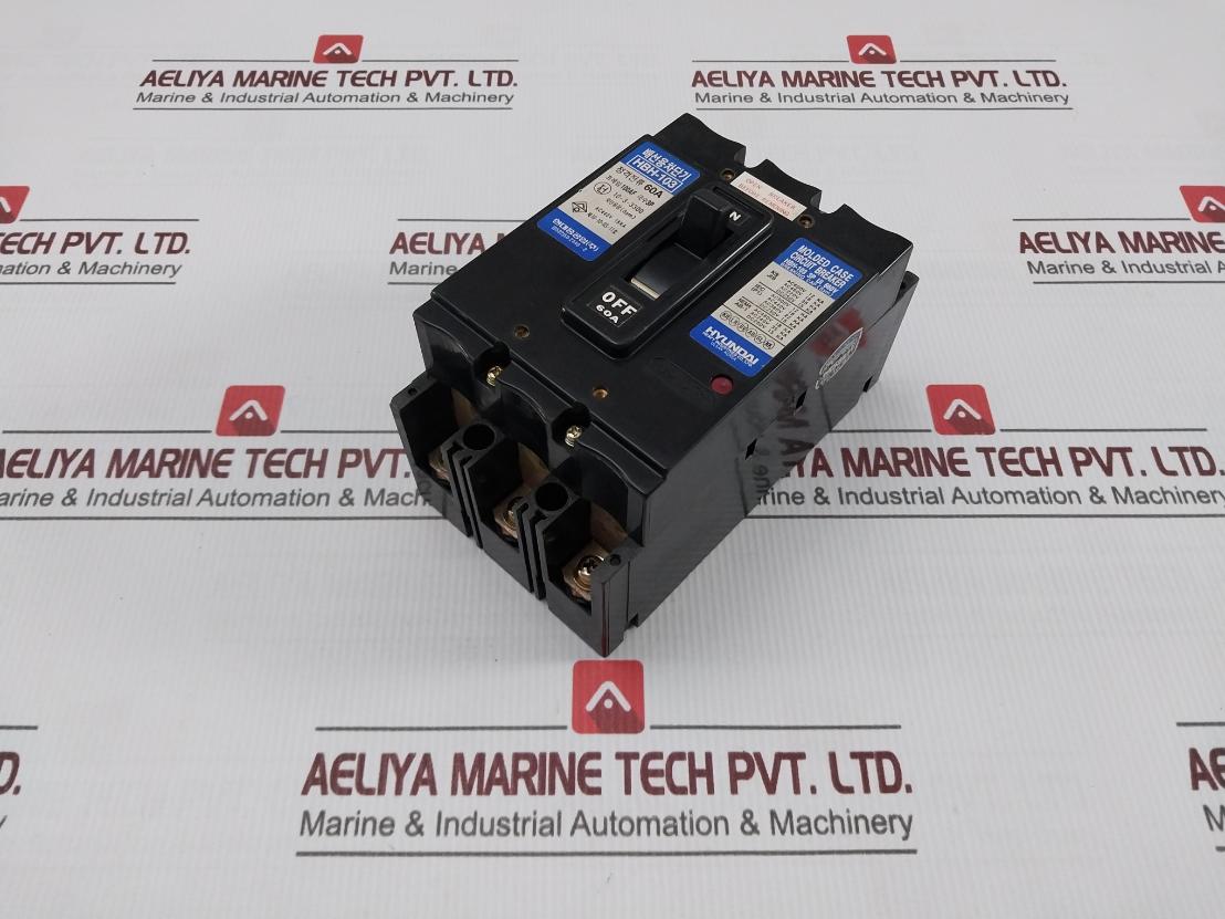 Hyundai Hbh-103 Molded Case Circuit cAc440V 18Ka 60A