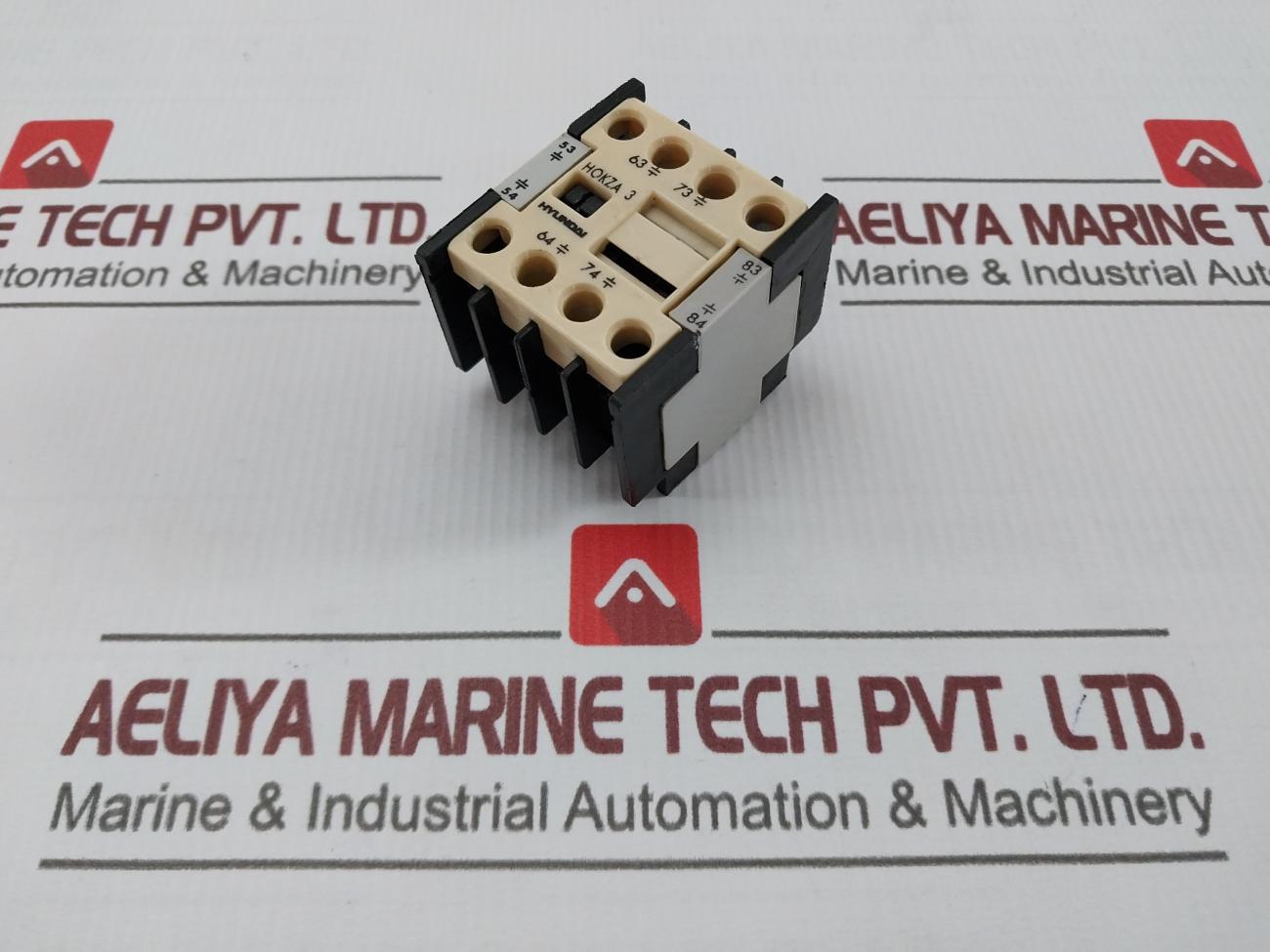 Hyundai Hokza 3 Auxiliary Contact Block 750V 16A