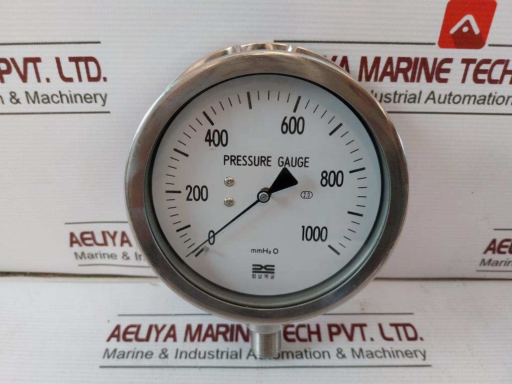 Hyupsung 0-1000 Mmh2O Pressure Gauge 2.0 Ks B 5305