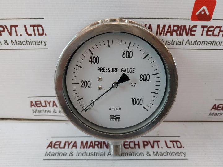 Hyupsung 0-1000 Mmh2O Pressure Gauge 2.0 Ks B 5305