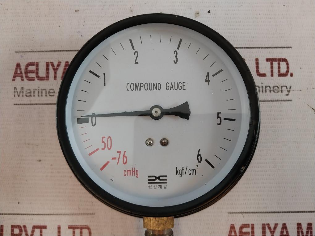 Hyupsung Cmhg-76-0-6 Kgf/Cm2 Compound Gauge Ks B 5305